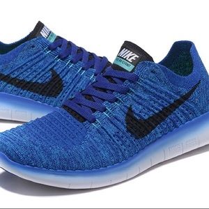 Nike Free Run Flyknit Blue